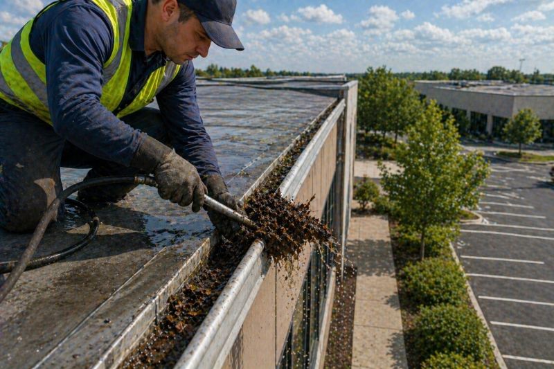Commercial Gutter Maintenance in Roseville, CA