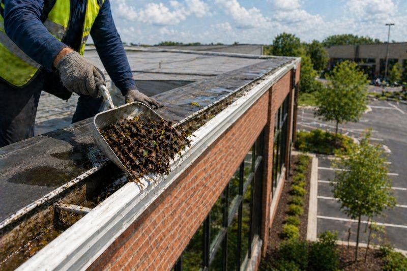Commercial Gutter Unclogging in Roseville, CA