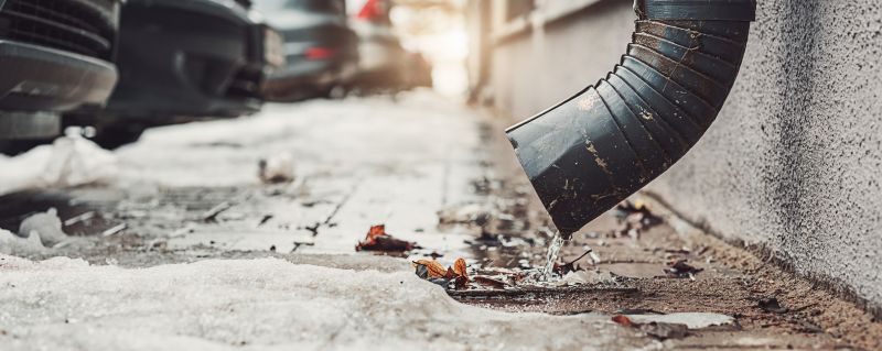Downspout Unclogging
