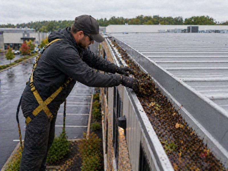 Industrial Gutter Cleaning in Roseville, CA